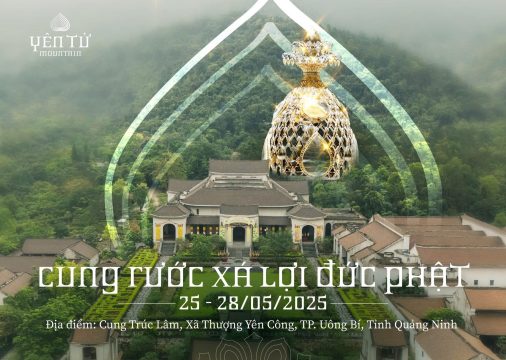 Tôn trí Xá lợi Đức Phật tại Cung Trúc Lâm